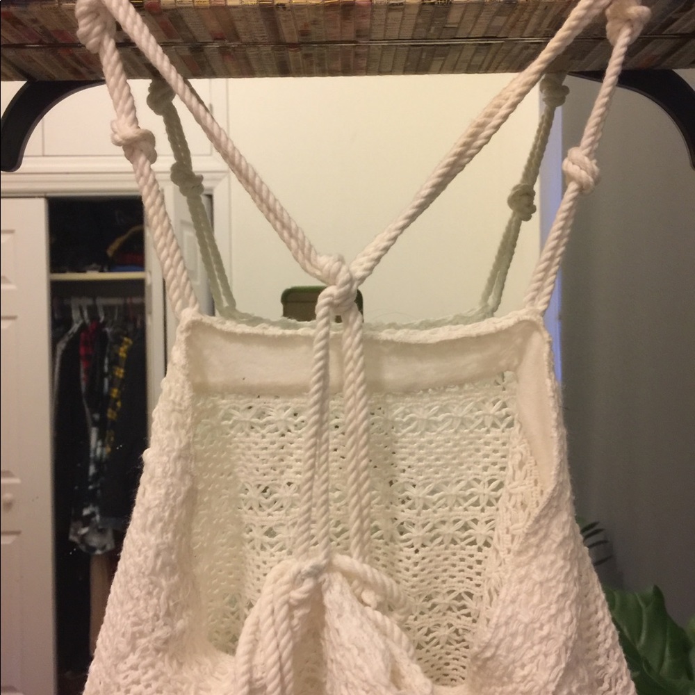 FREE PEOPLE Crochet Rope strapped Tank - Picture 3 of 5